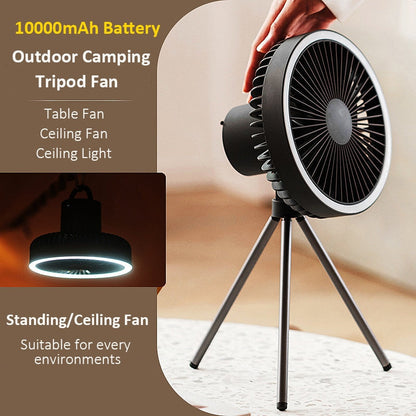 Best Adventure Shop™ 3-in-1 Smart Portable Camping Fan